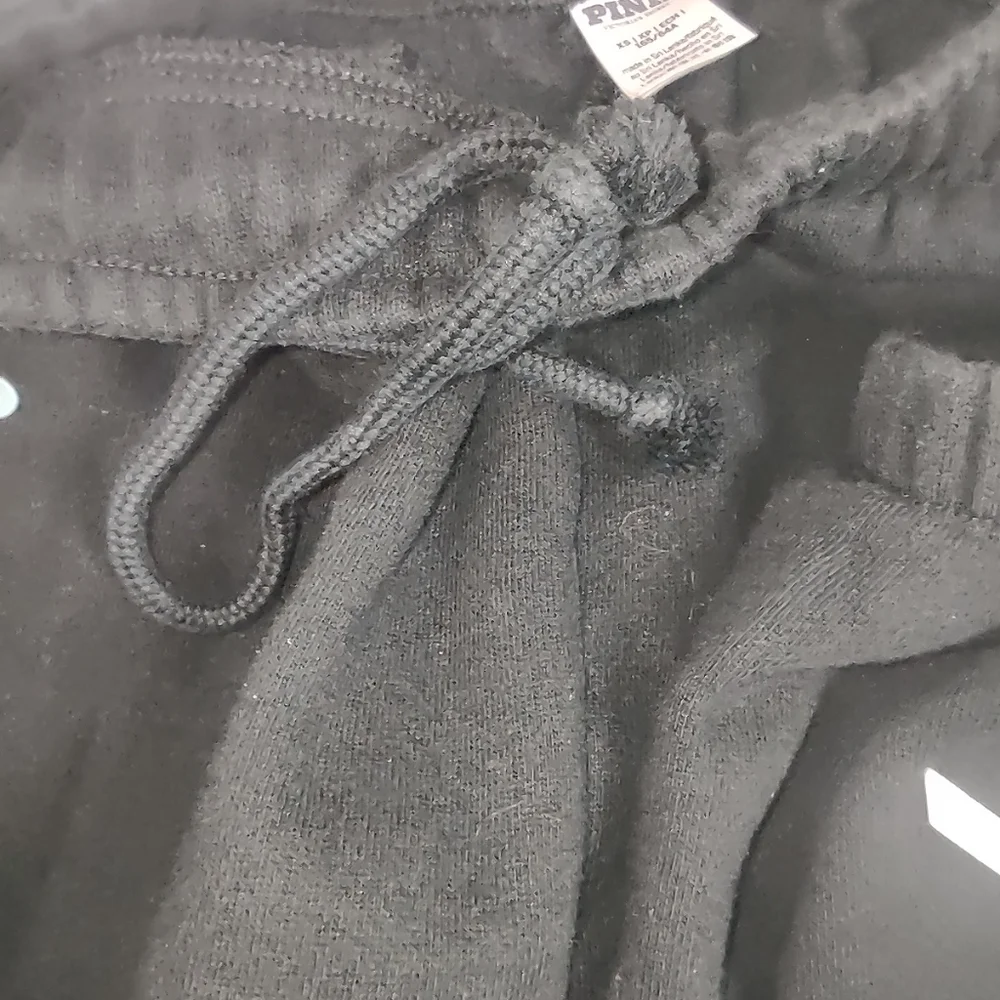Xs. PINK Victoria's Secret Charcoal Drawstring Joggers - Picture 5 of 7